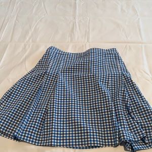 Tory Burch gingham golf skirt
